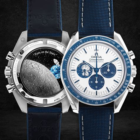 omega moon watch snoopy|omega snoopy 50th anniversary price.